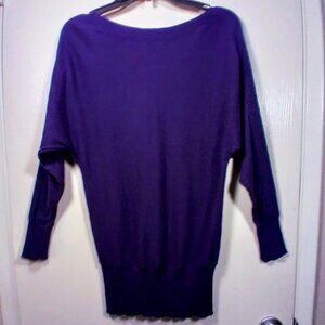 Purple Alfani Sweater Pretty & Super Cozy Size: PS